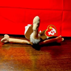 NWT Ty Beanie Babies Teenie Beanie Stretch the Ostrich from McDonald’s
